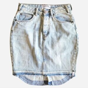 One Teaspoon Denim Mini Skirt 26 NWOT
